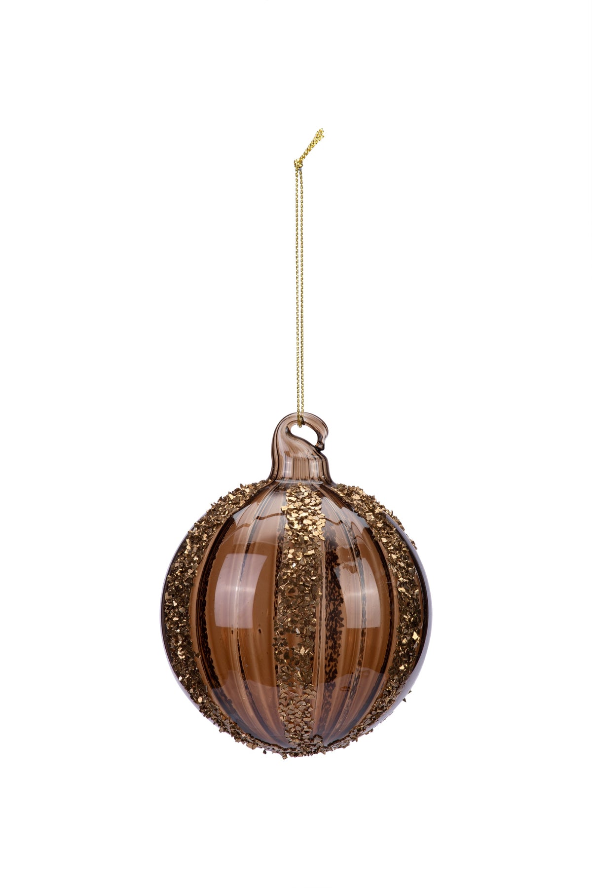 Brown Glass Ornament