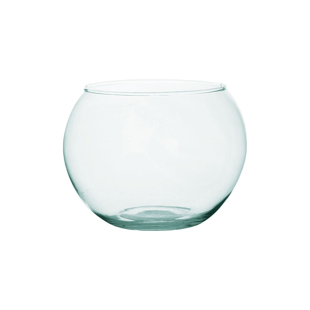 6 Clear Bubble Ball Vase