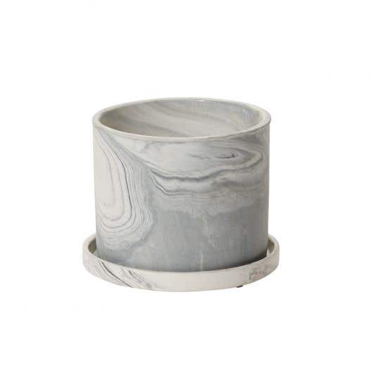 7 x 5.25 Gray Marengo Pot, 8-Case