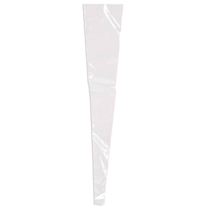 22x4 Clear Floral Sleeves, 100-Pack