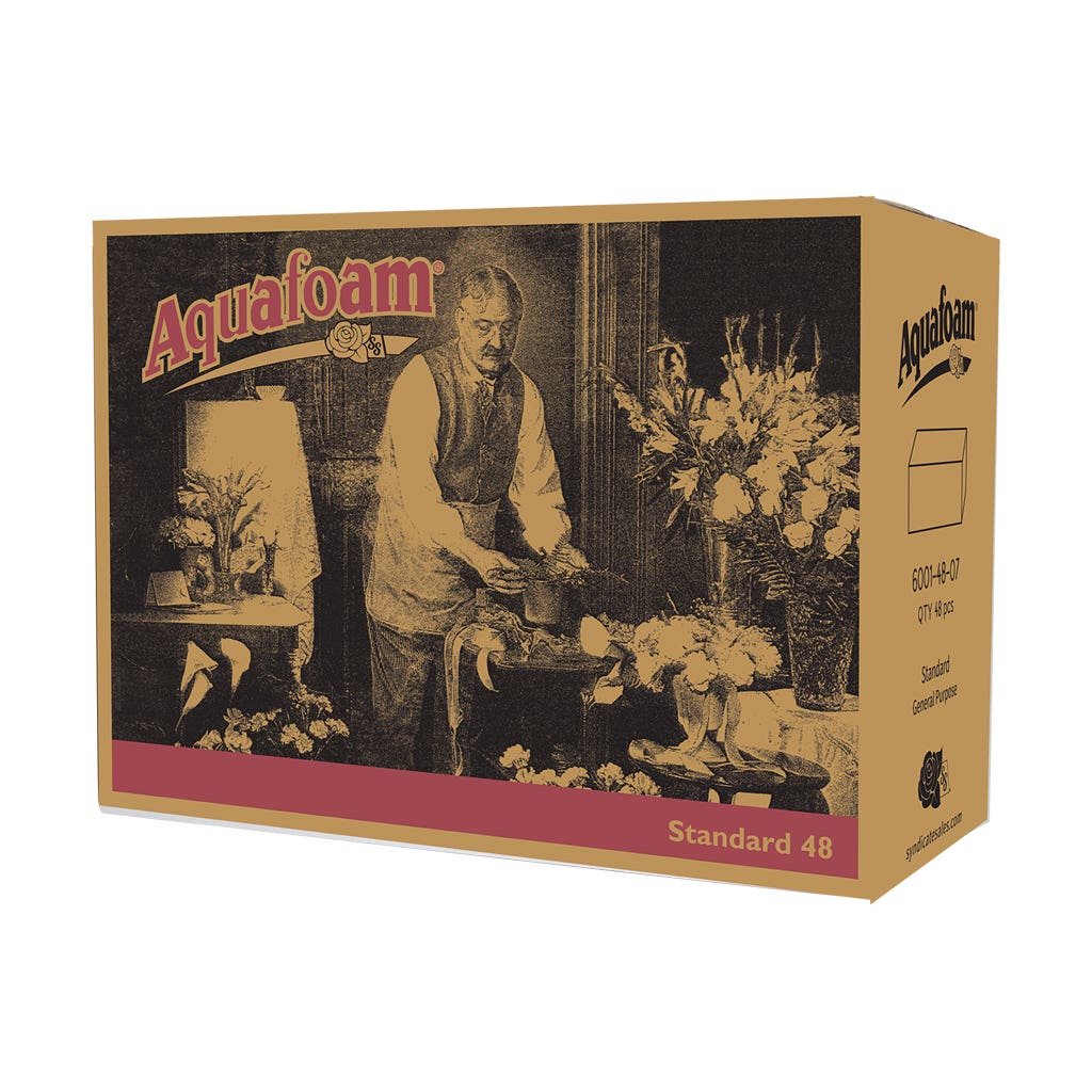 4 x 9 x 3 Green Foam Bricks, 48-Case
