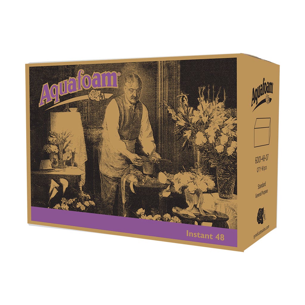 4 x 9 x 3 Green Foam Bricks, 48-Case