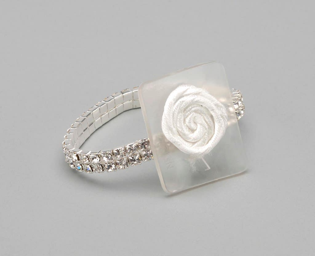 Clear Acrylic Tennis Bracelet 0.125