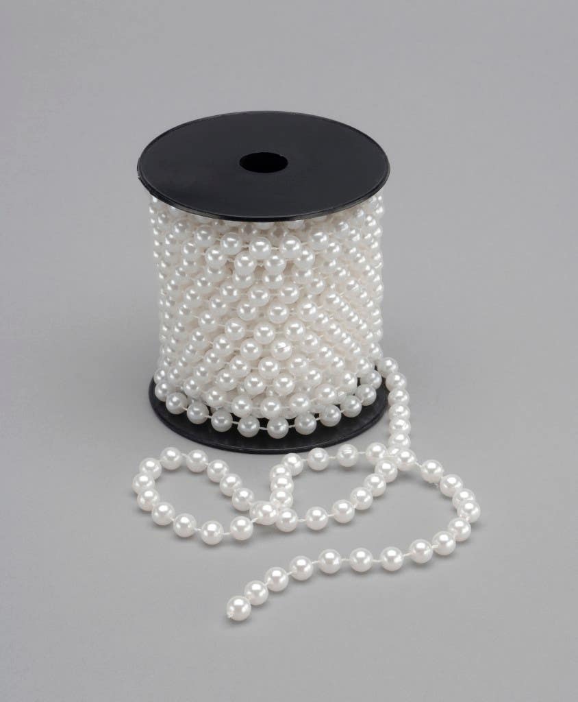 8MM Round Bead Garland on 30' Roll