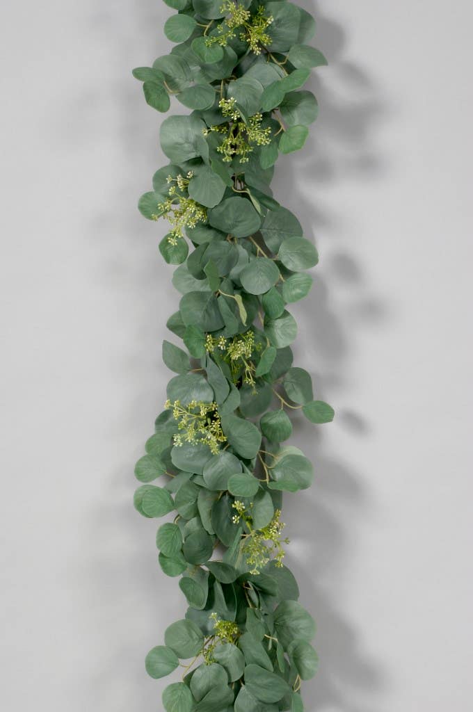 6' Seeded Eucalyptus Garland