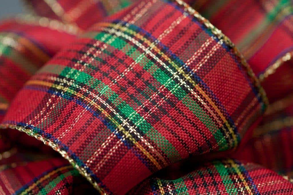 #40 Multi Plaid Ribbon, 50-Yards