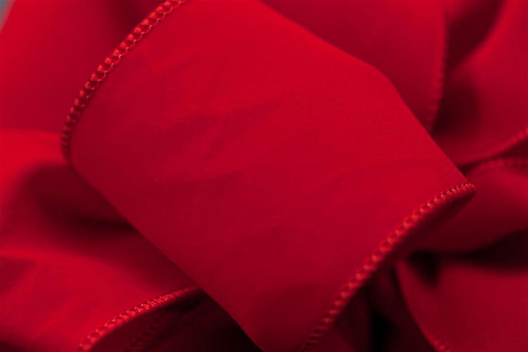 #40 Red Velvet Ribbon, 50-Yards