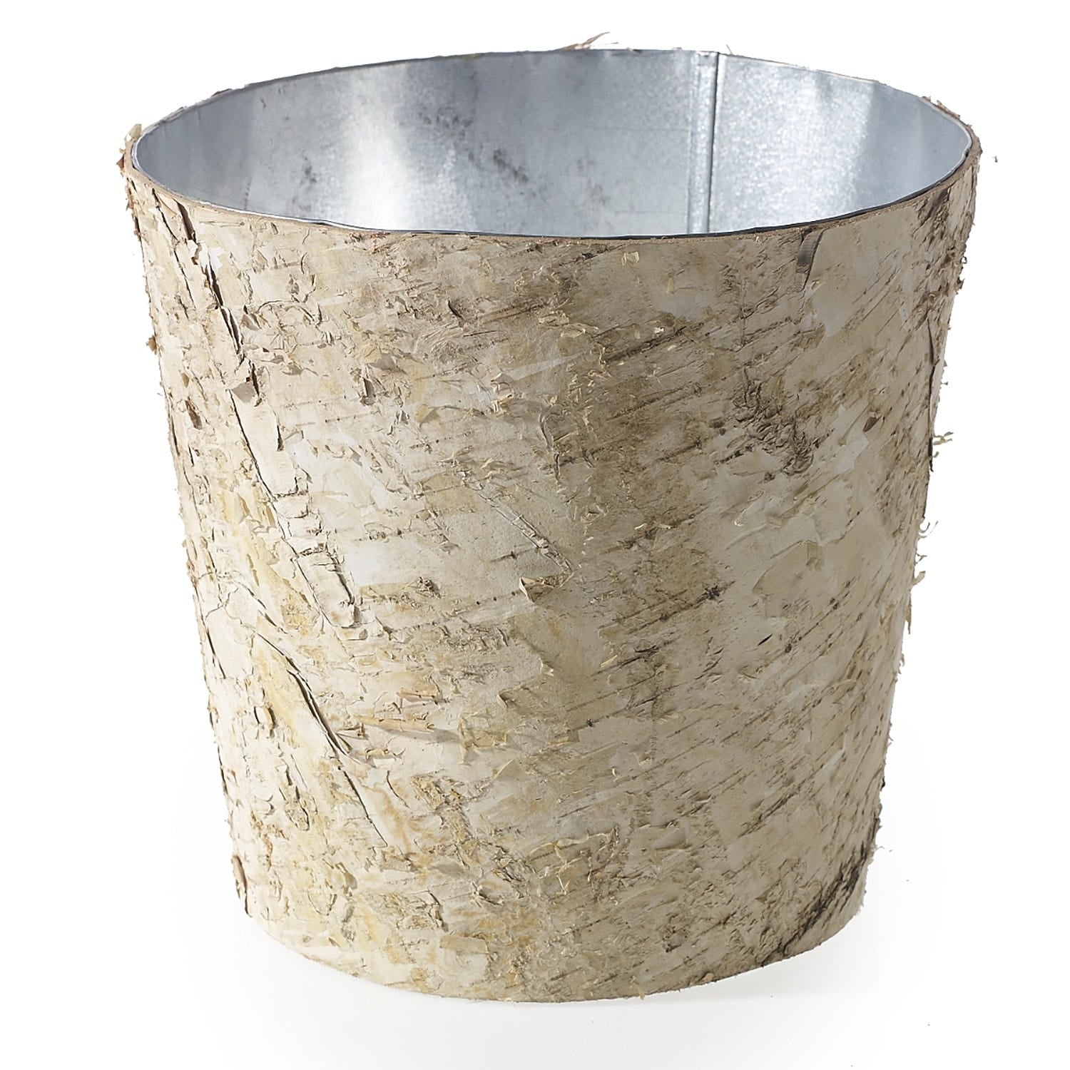 8.5 x 8 Birch Natural Wood Pot