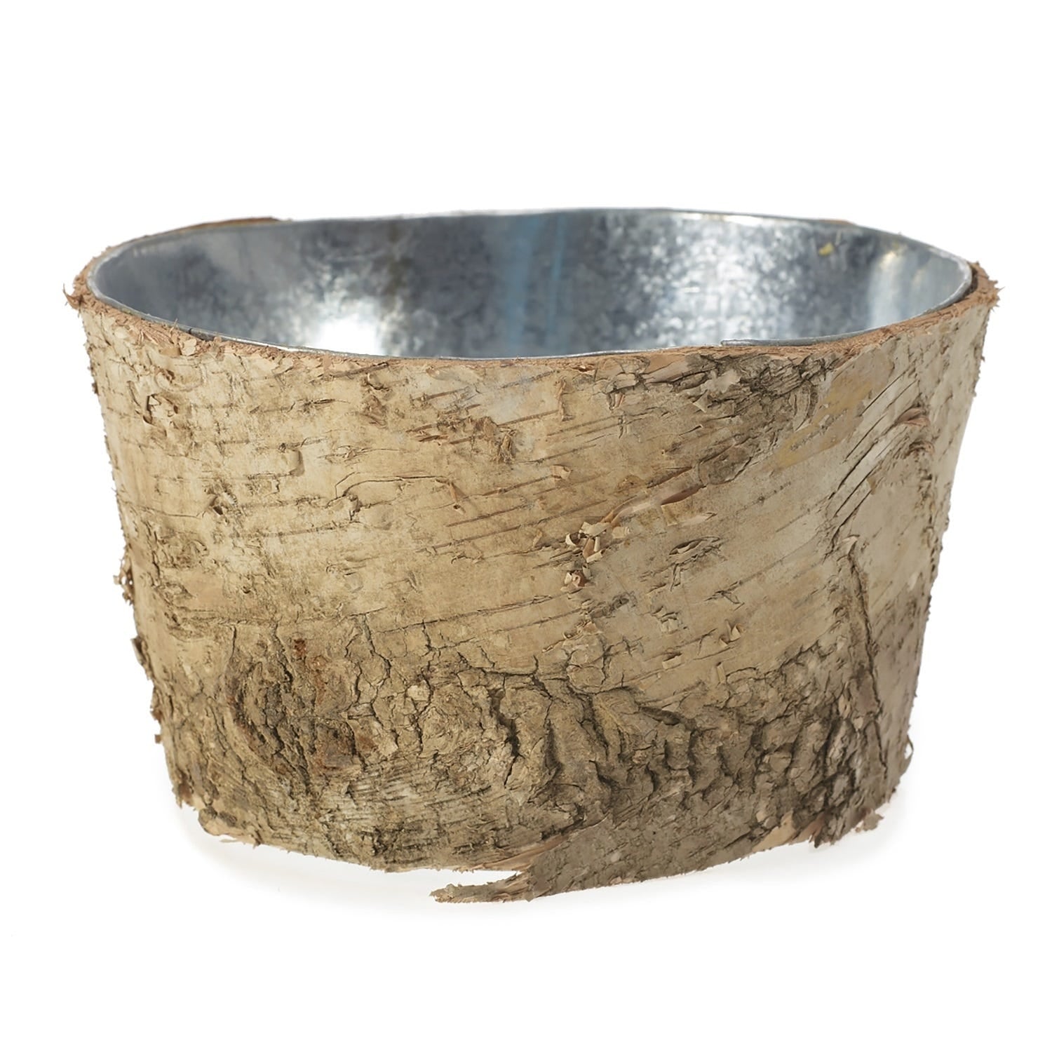 6.25 x 3.5 Birch Natural Wood Pot