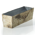 12x4x4 White Birch Wood Planters, 36