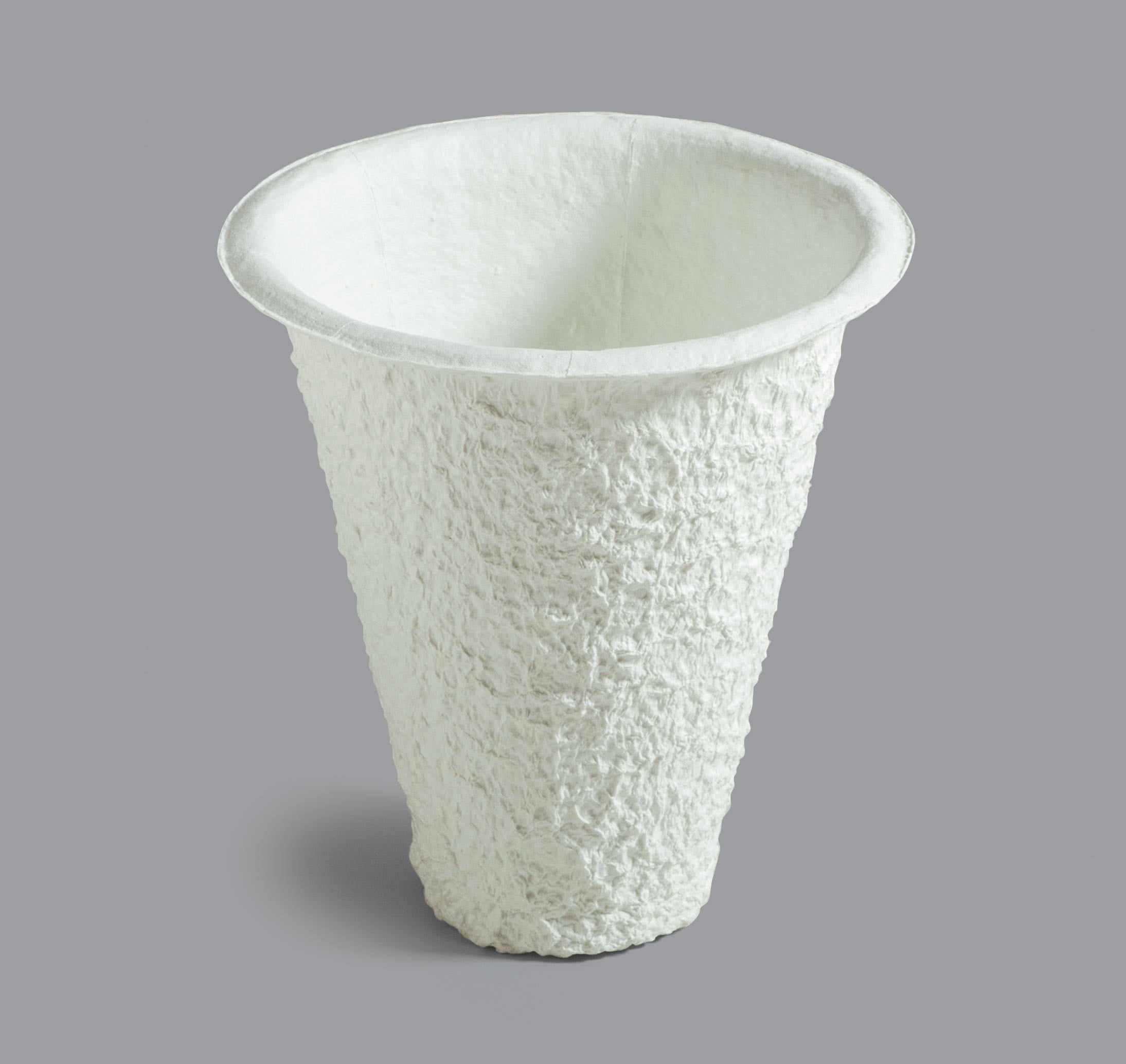 8.25 White Paper Mache Cone