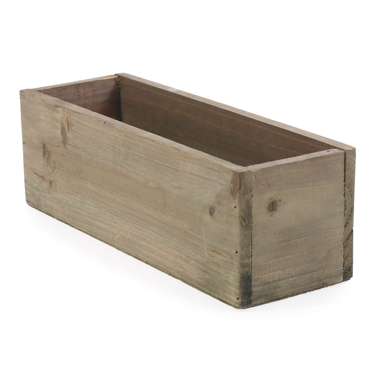 4 x 11.75 Woodland Natural Wood Planter