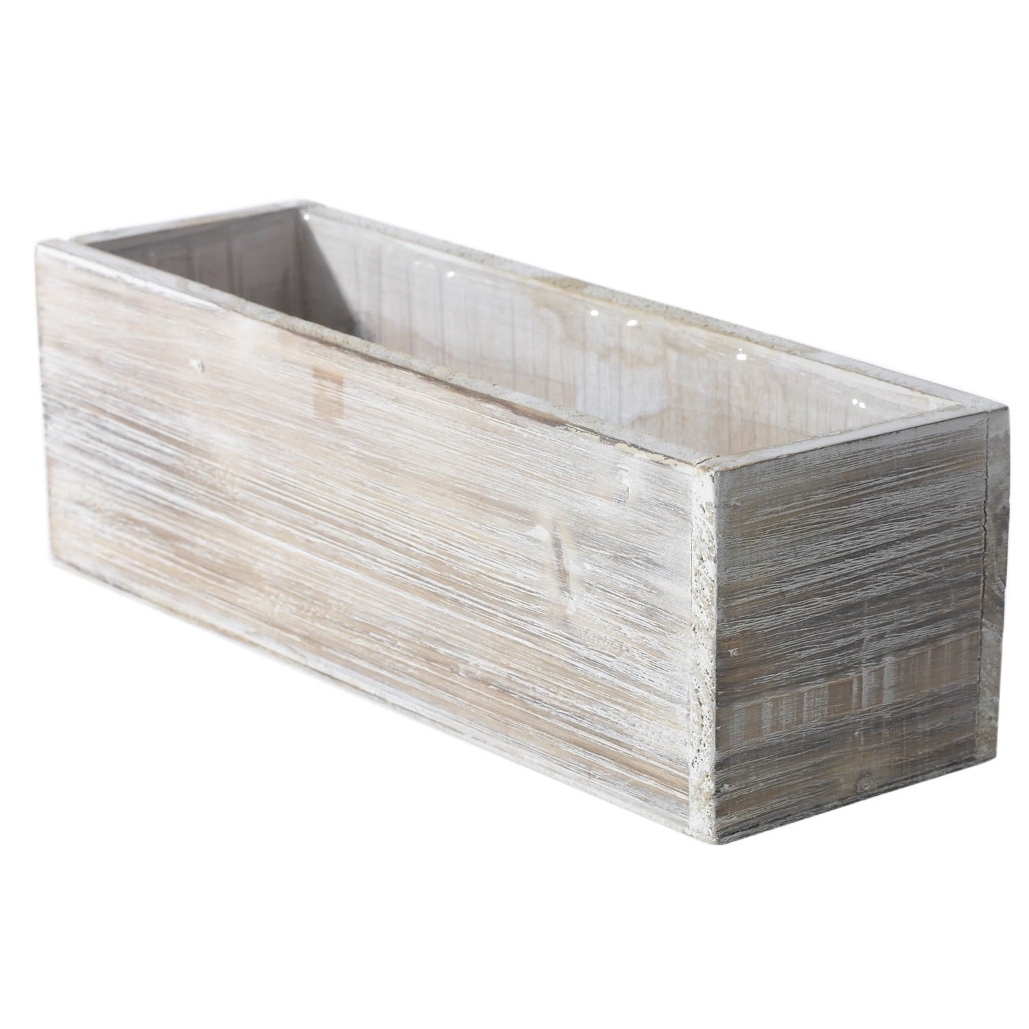 4 x 11.75 Woodland White Wood Planter