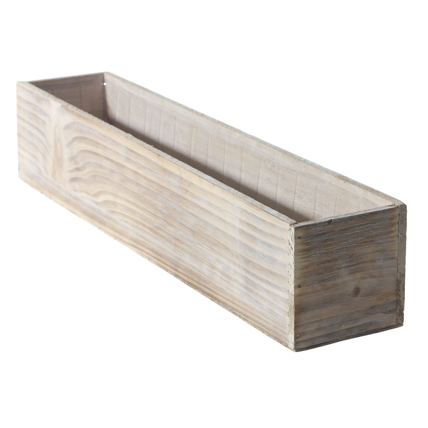 20 x 4 Woodland White Wood Planter