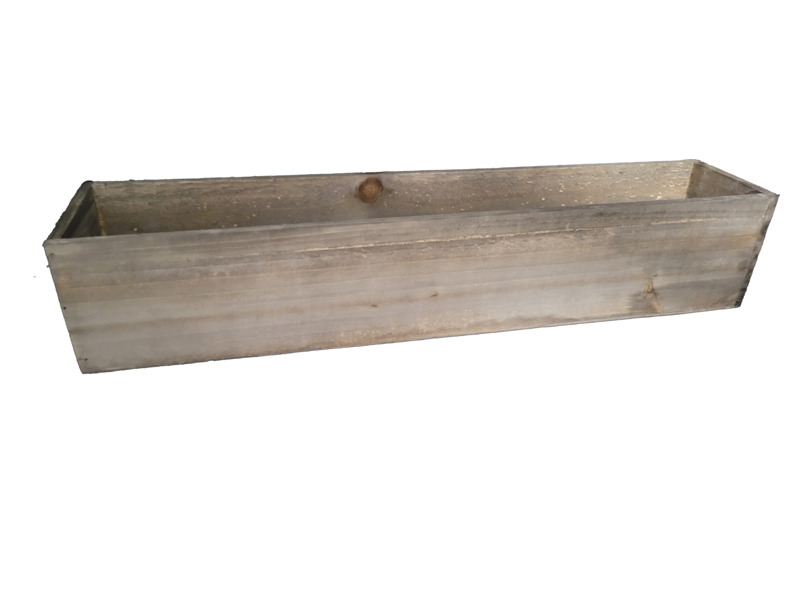 20 x 4 Woodland Natural Wood Planter