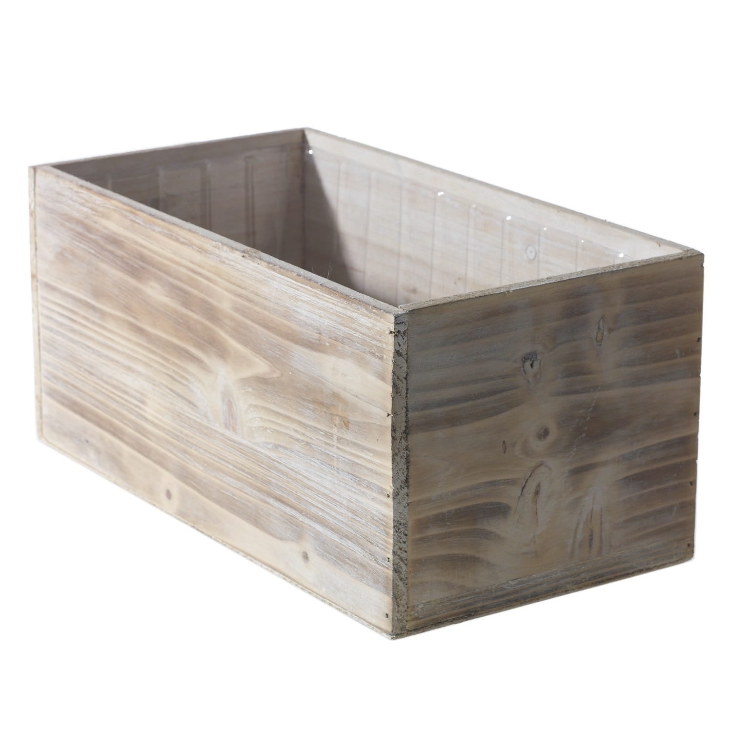 13.5 x 7 x 6 Woodland White Planter