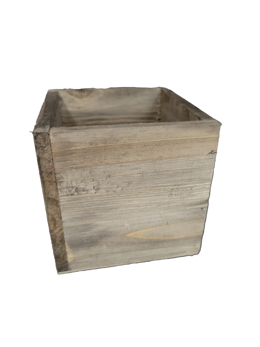 4 Woodland Natural Wood Cube