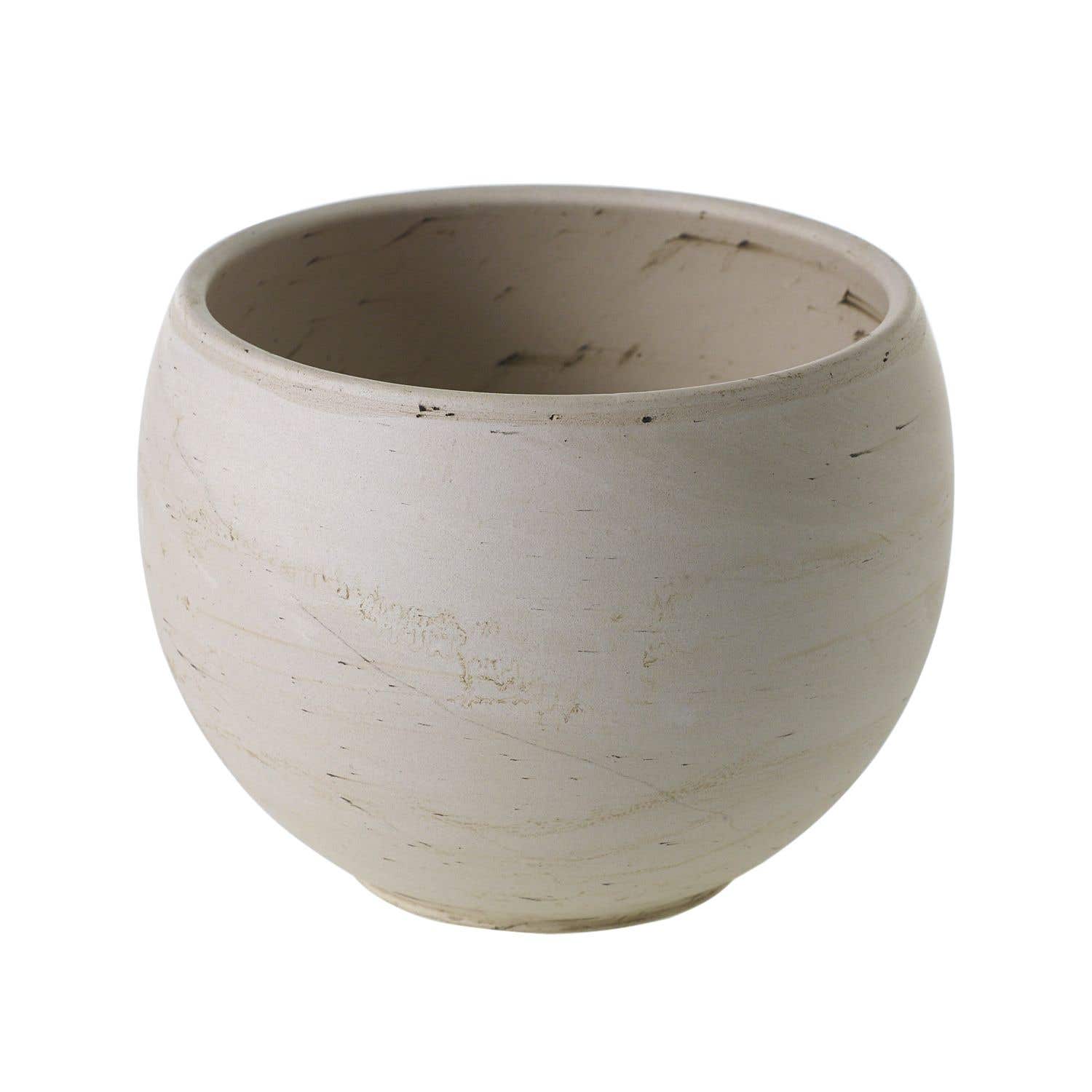 4.75x3.5 Astrid Tan Ceramic Pot, 9-Case