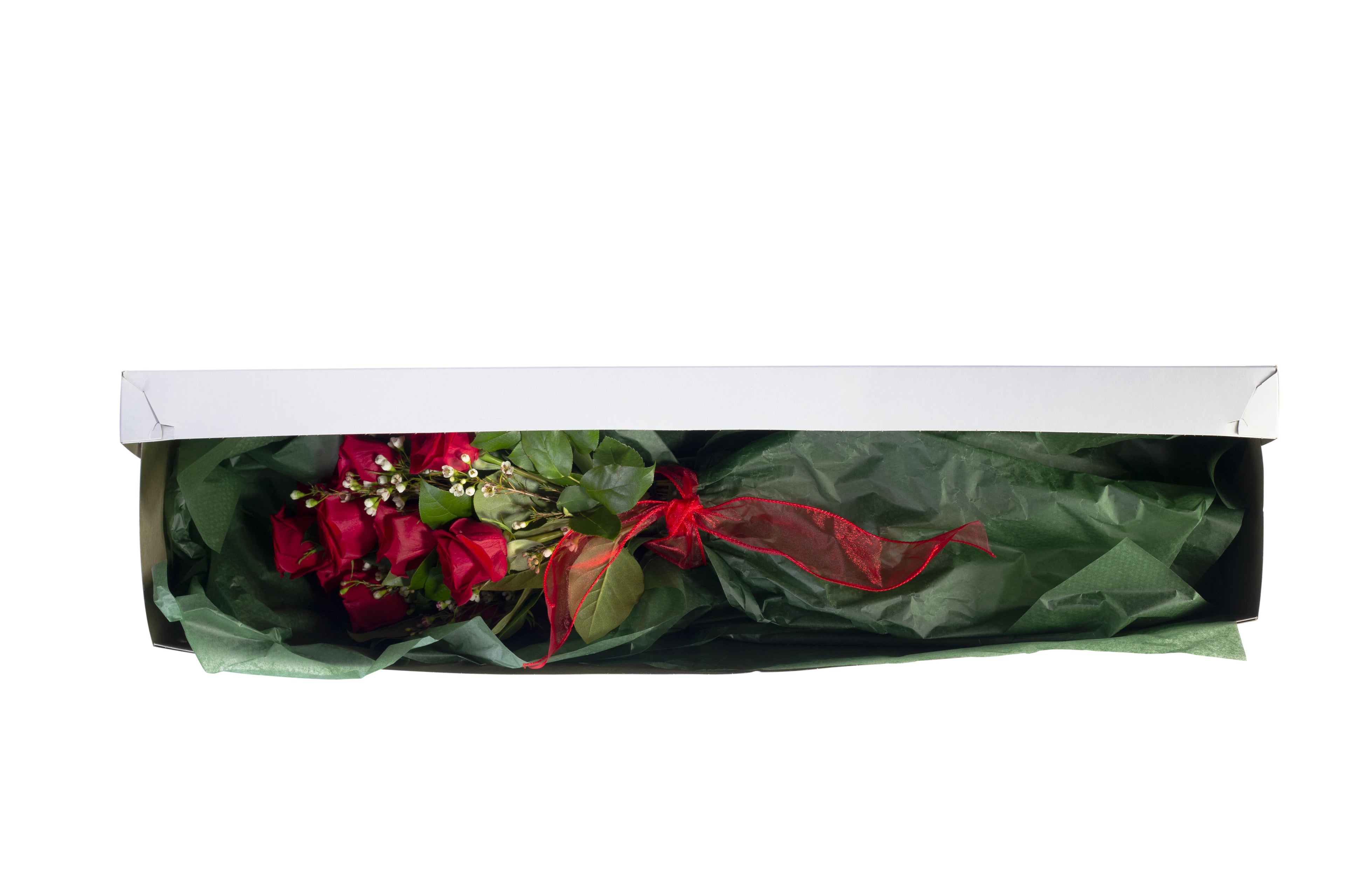 6 x 36 x 5 White Bouquet Boxes, 50-Case