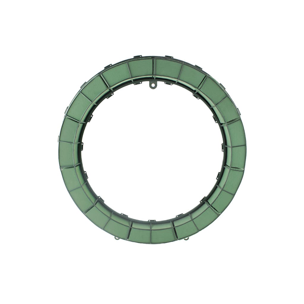 18 Green Foam Wreath, 2-Case