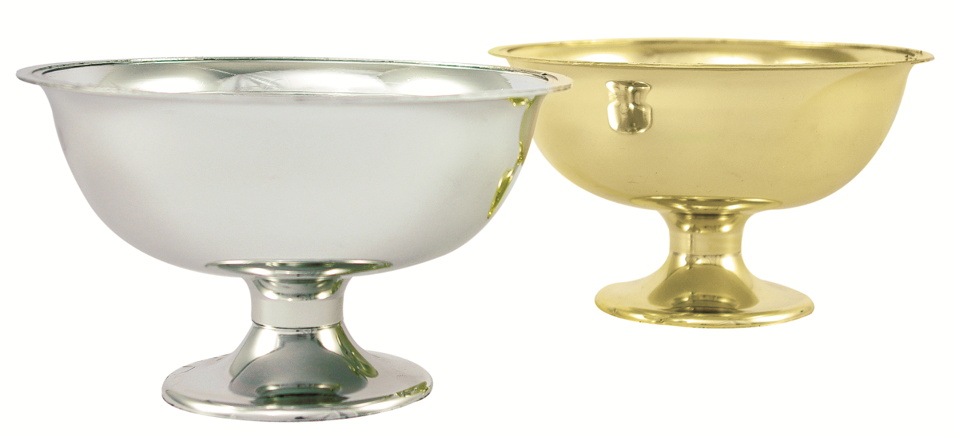 4 x 6.5 Gold Plastic Centerpiece Bowl