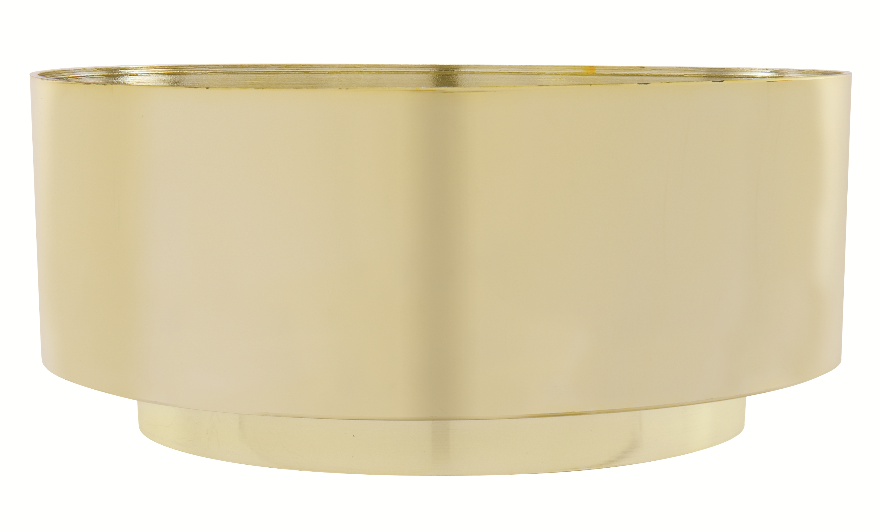 8.5 Gold Plastic Deep Designer Bowl