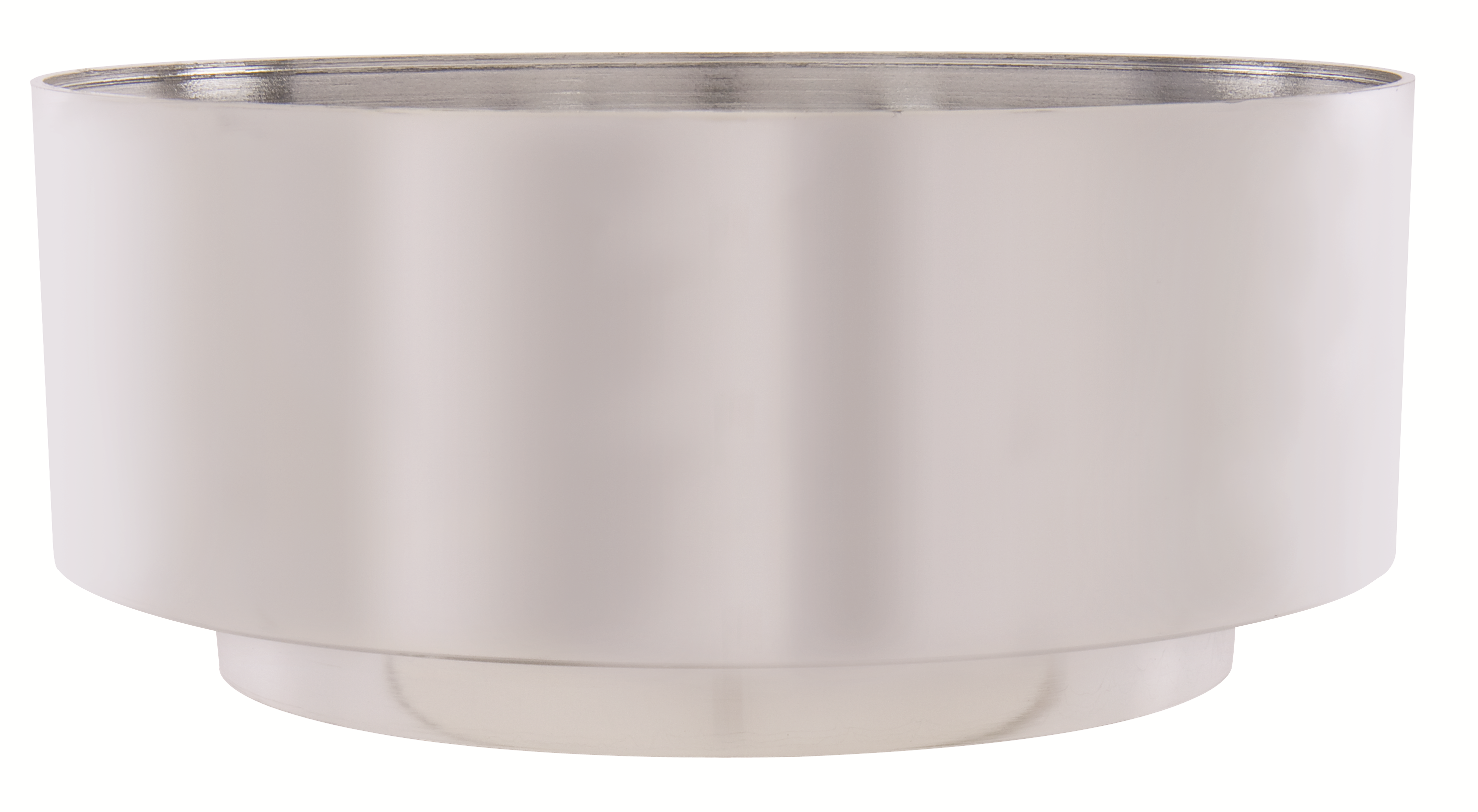 8.5 Silver Plastic Deep Design Bowl