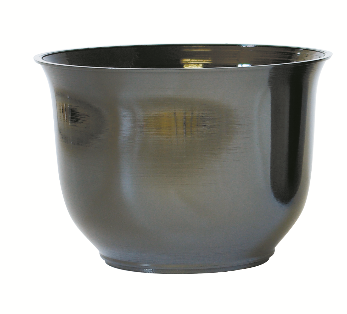 6 x 8 Plastic Black Spun Planter