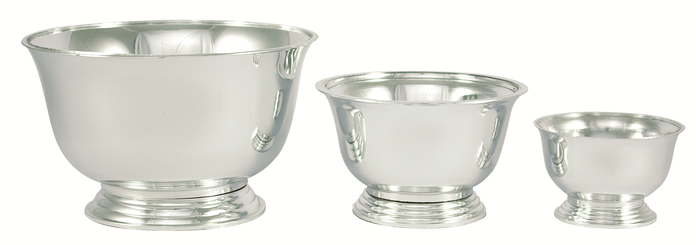 2.75 Silver Plastic Revere Bowl
