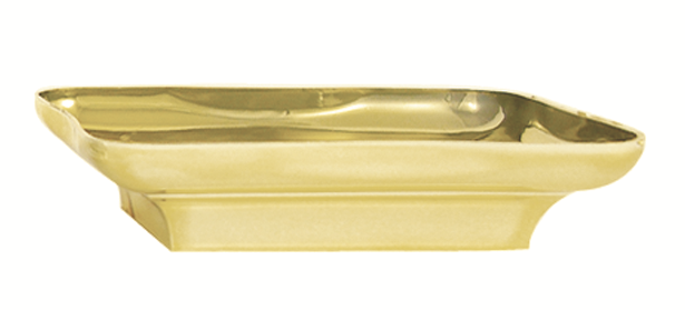 9 x 7 Gold Plastic Centerpiece Tray