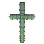 30 Green Foam Crosses, 2-Case