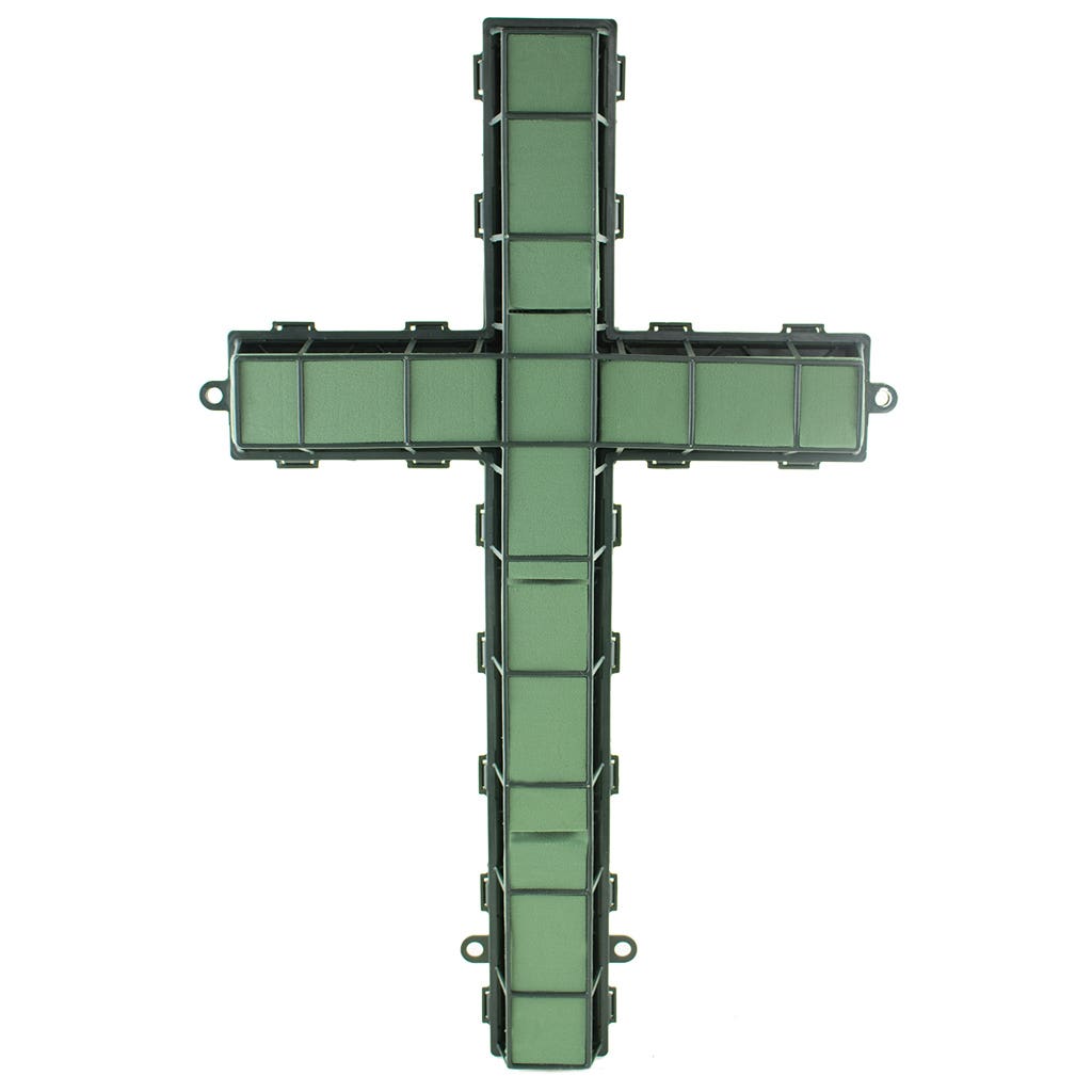 36 Green Aquafoam Cross, 2-Case