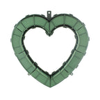 18 Green Open Heart Foam, 2-Case