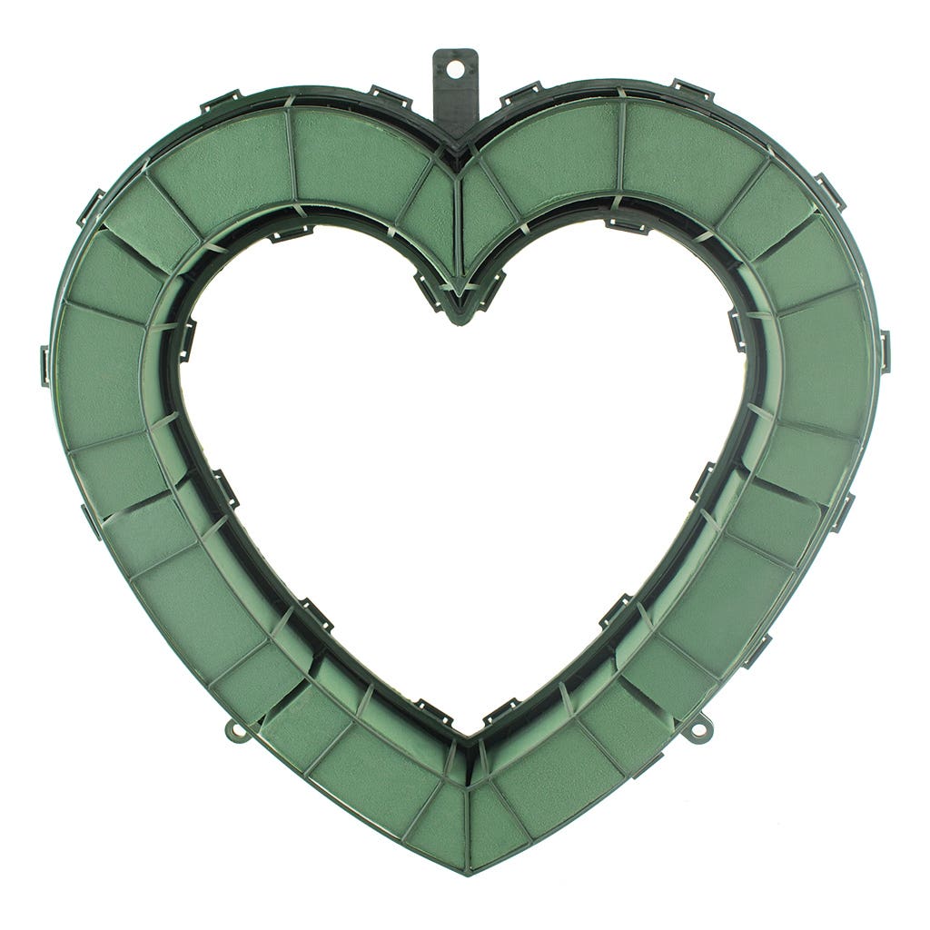24 Green Open Heart Foam, 2-Case