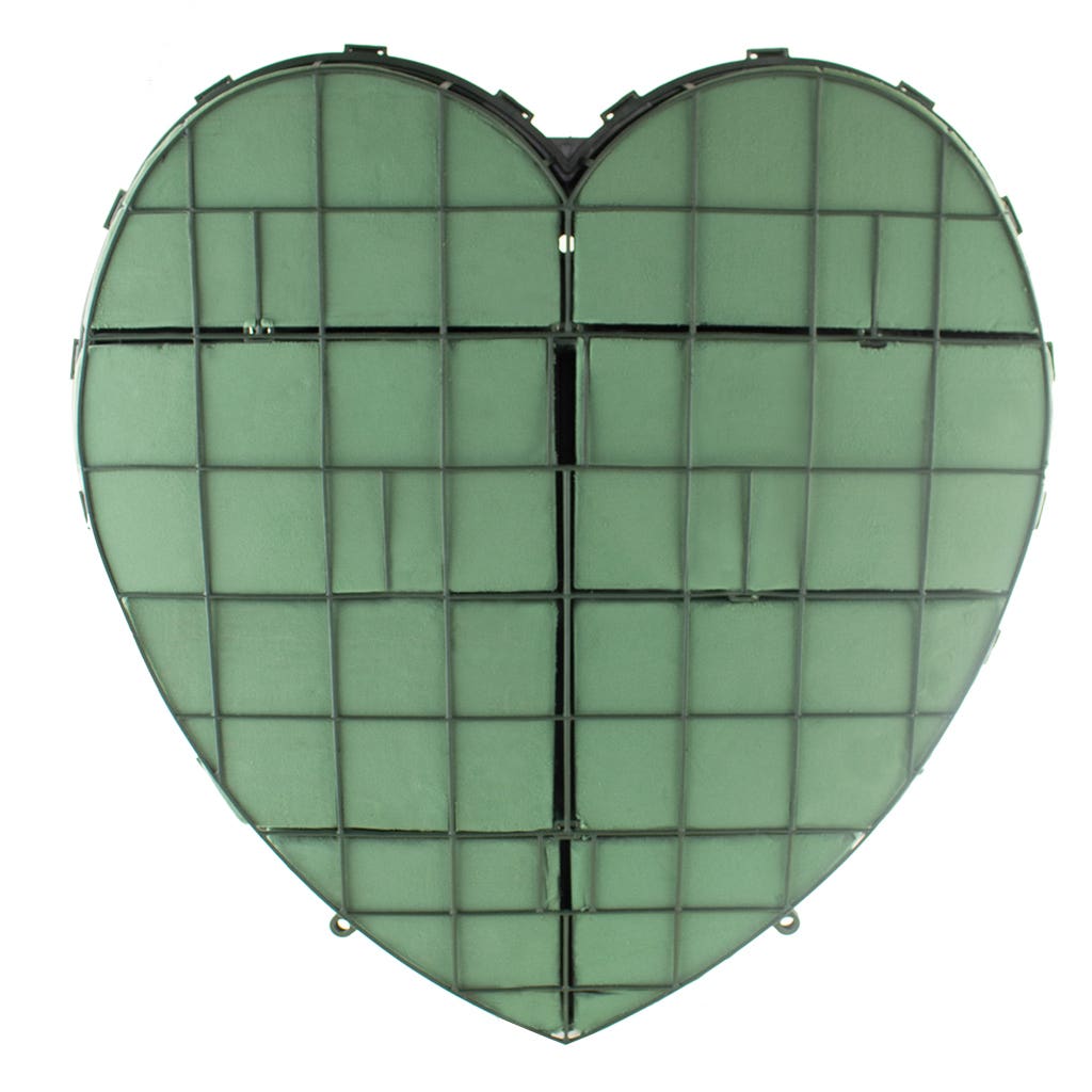 24 Green Aquafoam Solid Heart, 2-Case