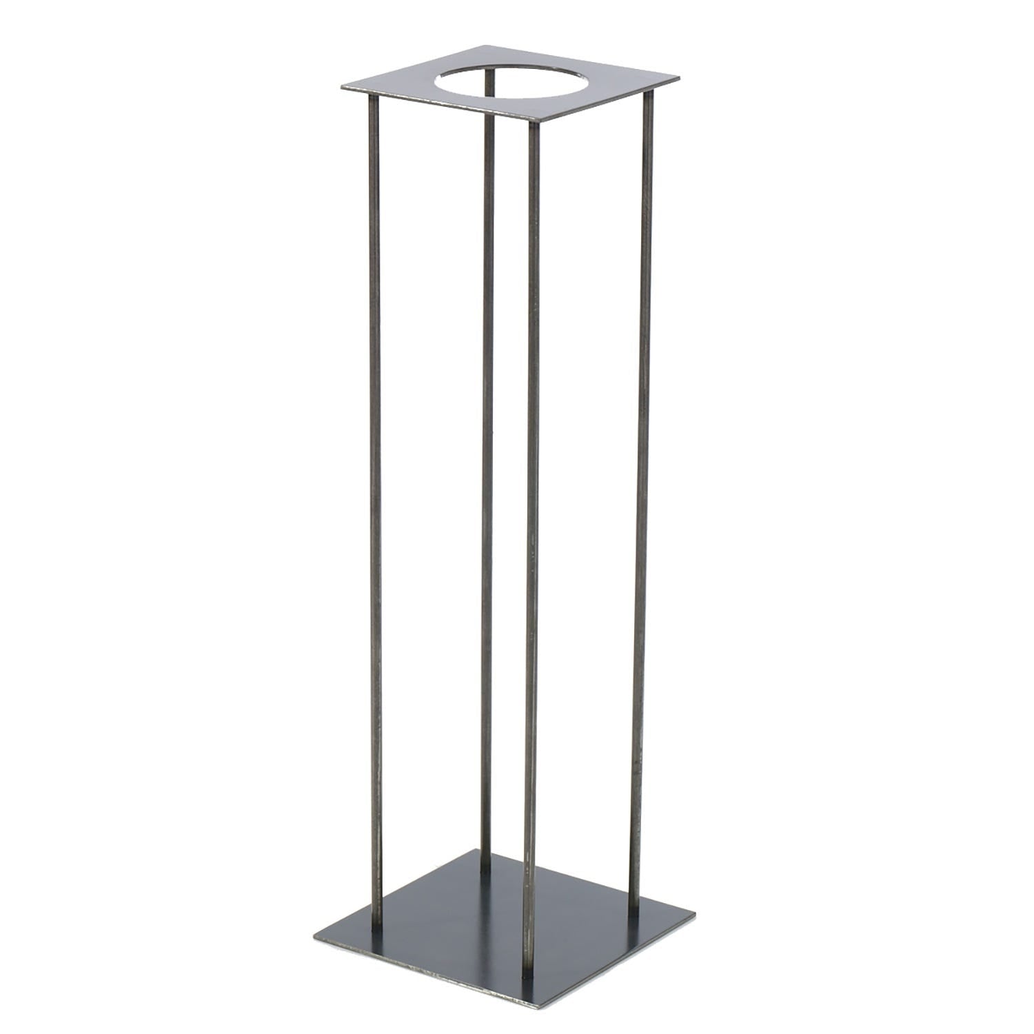 8 x 29.5 Harlow Silver Metal Stand