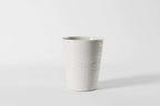 5 x 5.5 Warm White Birch Ceramic Pots, 6-Case