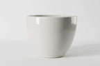 7.5 x 6" Warm White Memphis Ceramic Pot