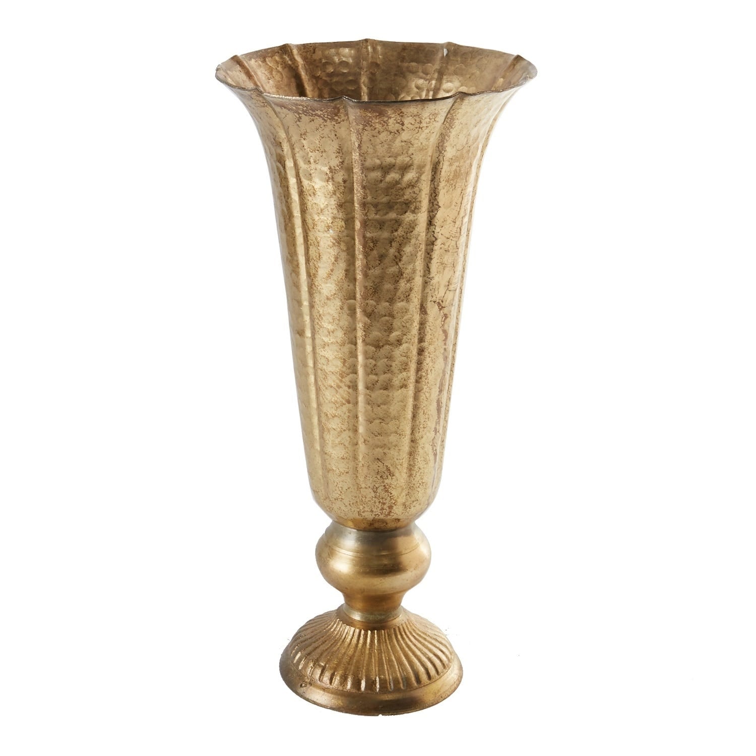 6.5 x 14 Lita Gold Metal Vase