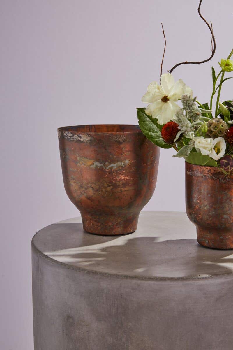 6.5x7 Asbury Copper Metal Pot, 18-Case