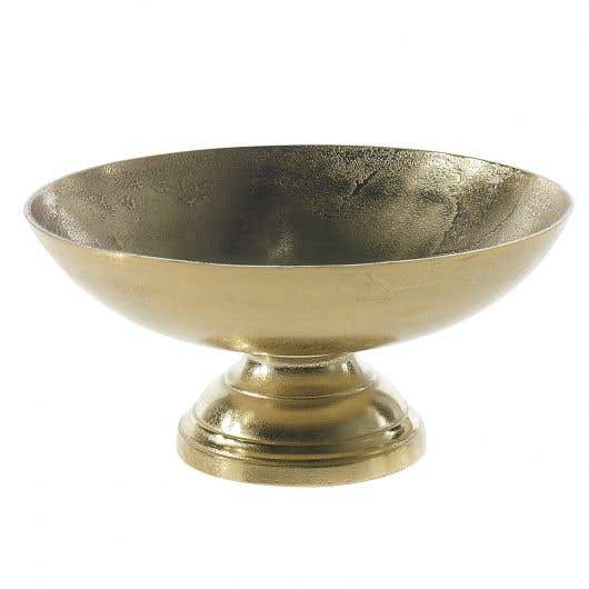 16 x 7.75 Gold Oscar Metal Bowl