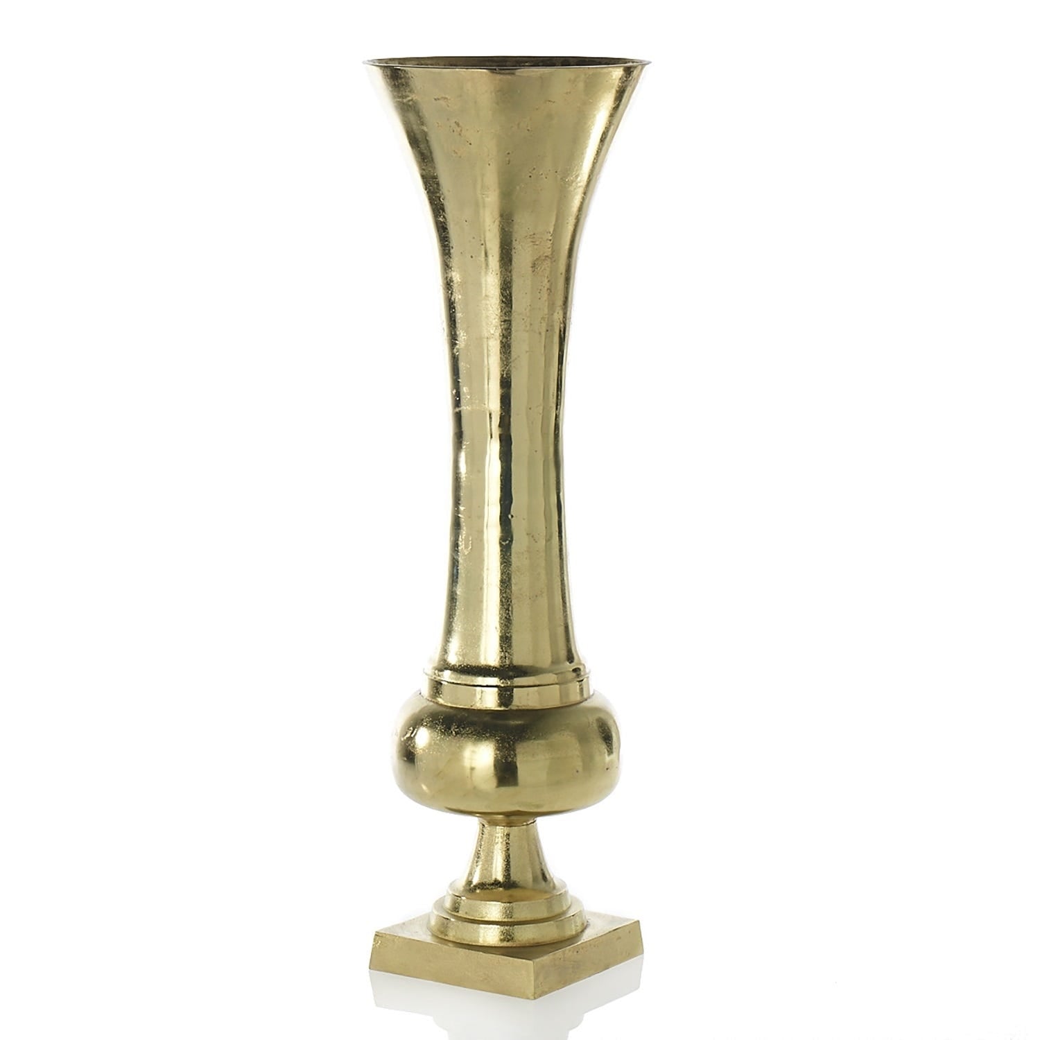 12.25 x 38 Majesty Gold Metal Vase