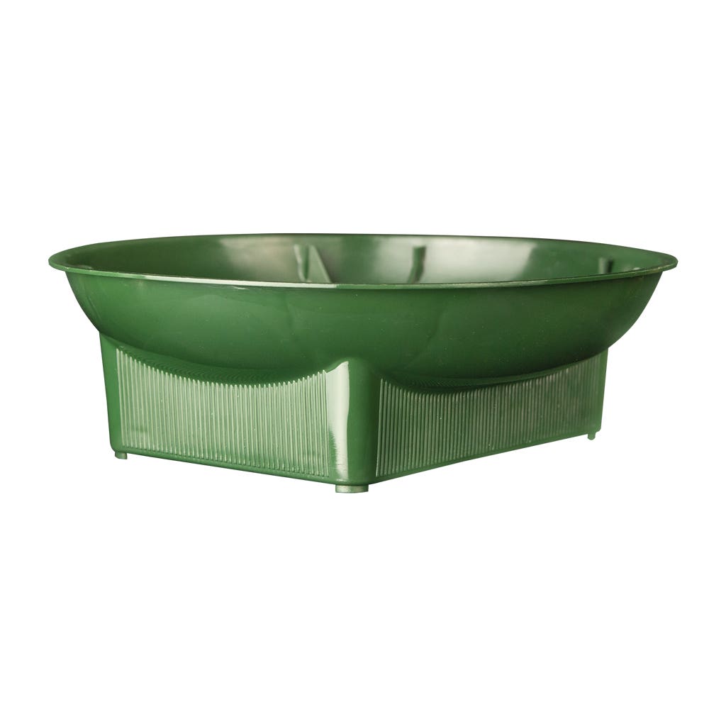 6 Plastic Green Bowls, 12-Pack