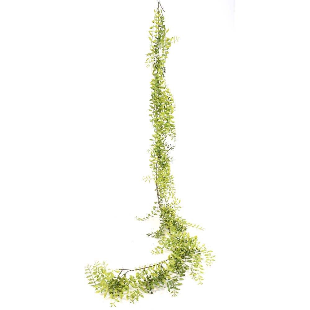 6' Green Hanging Fern Garland