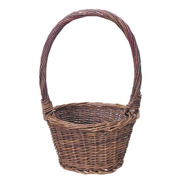 6.5 x 4 Round Willow Basket