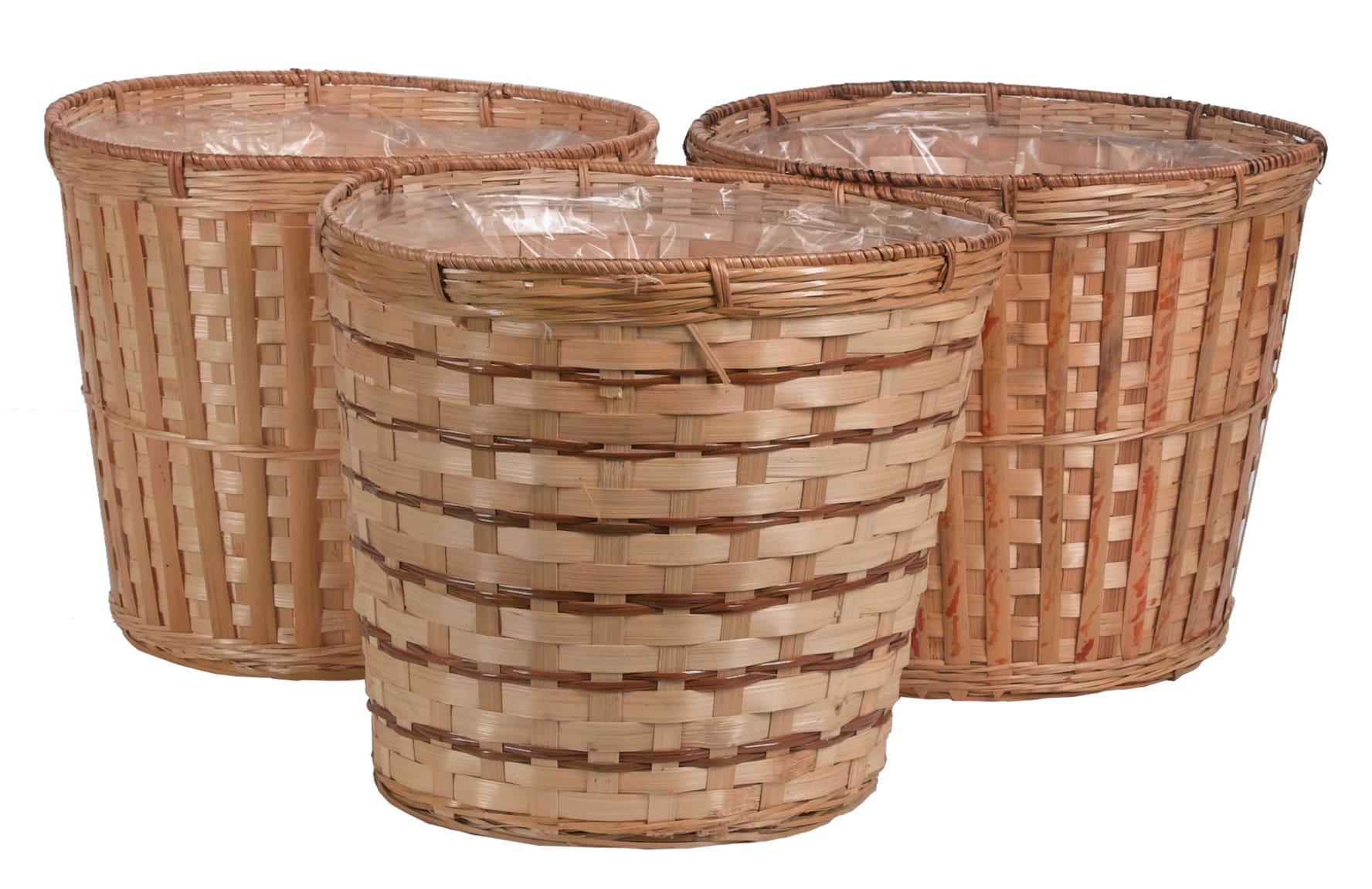 10 Assorted Bamboo Pot Cover, Assorted