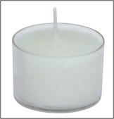 Clear Plastic Tealight Holders, 30-Pack