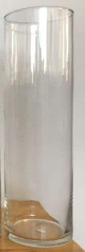 3.5 x 12 Clear Glass Cylinder
