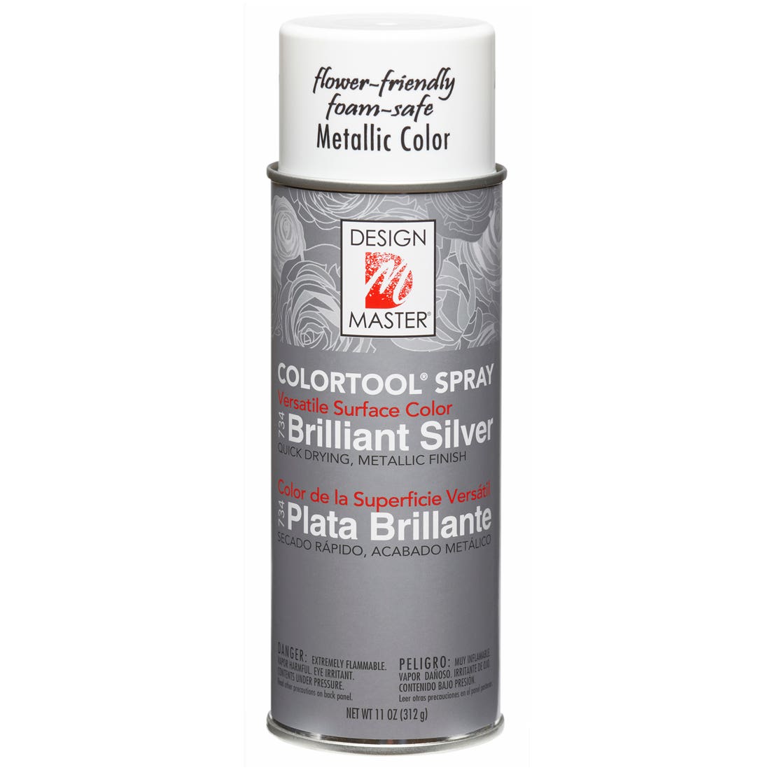 11 oz Brilliant Silver Spray Paint