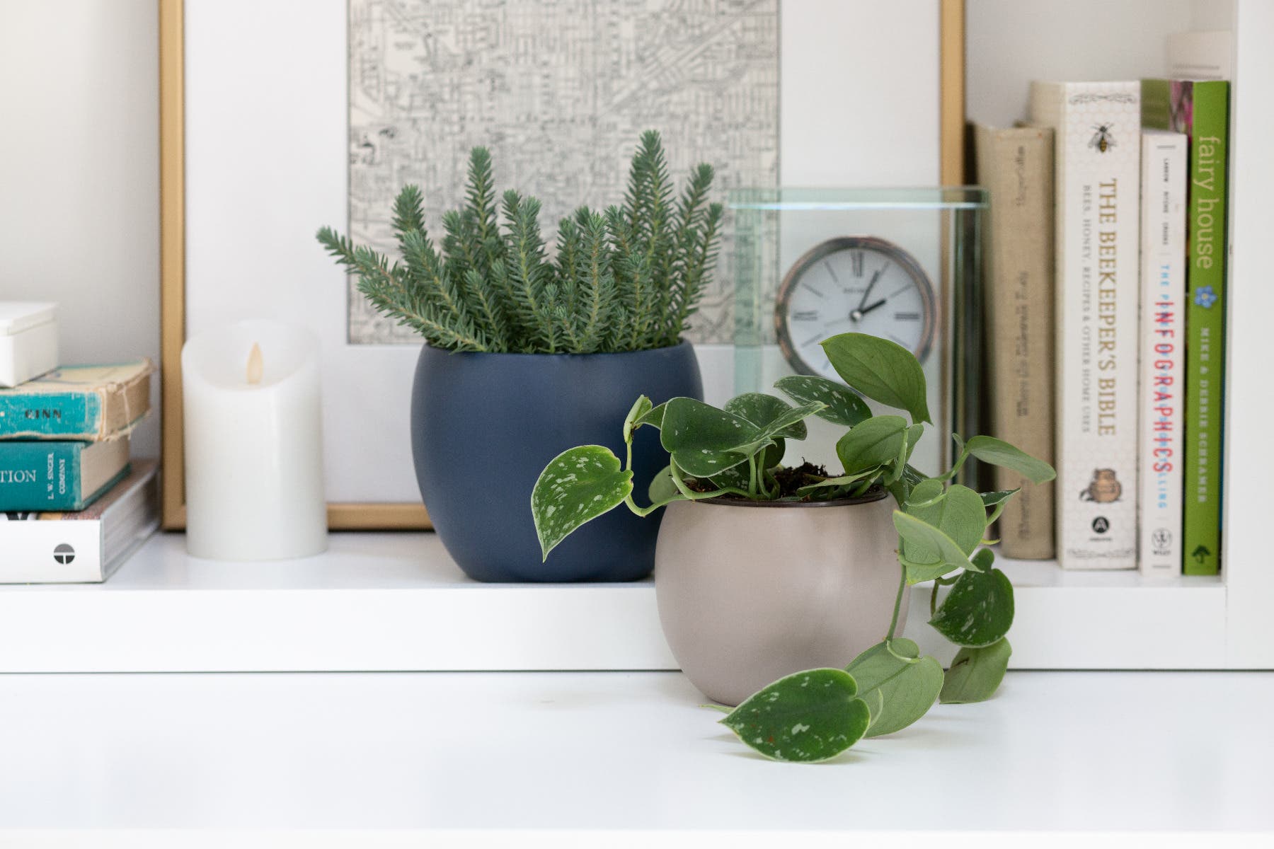 4.875 Stone Grey Phoenix Ceramic Planters, 6-Case